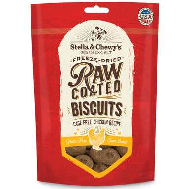 Stella & Chewy's Cage-Free Chicken Recipe Raw Coated Biscuits