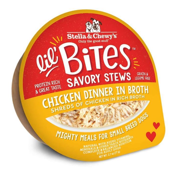 Stella & Chewy's Lil Bites Savory Stews Chicken Dinner in Broth