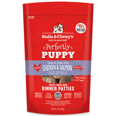 Stella & Chewy's Perfectly Puppy Chicken & Salmon Freeze-Dried Dinner Patties