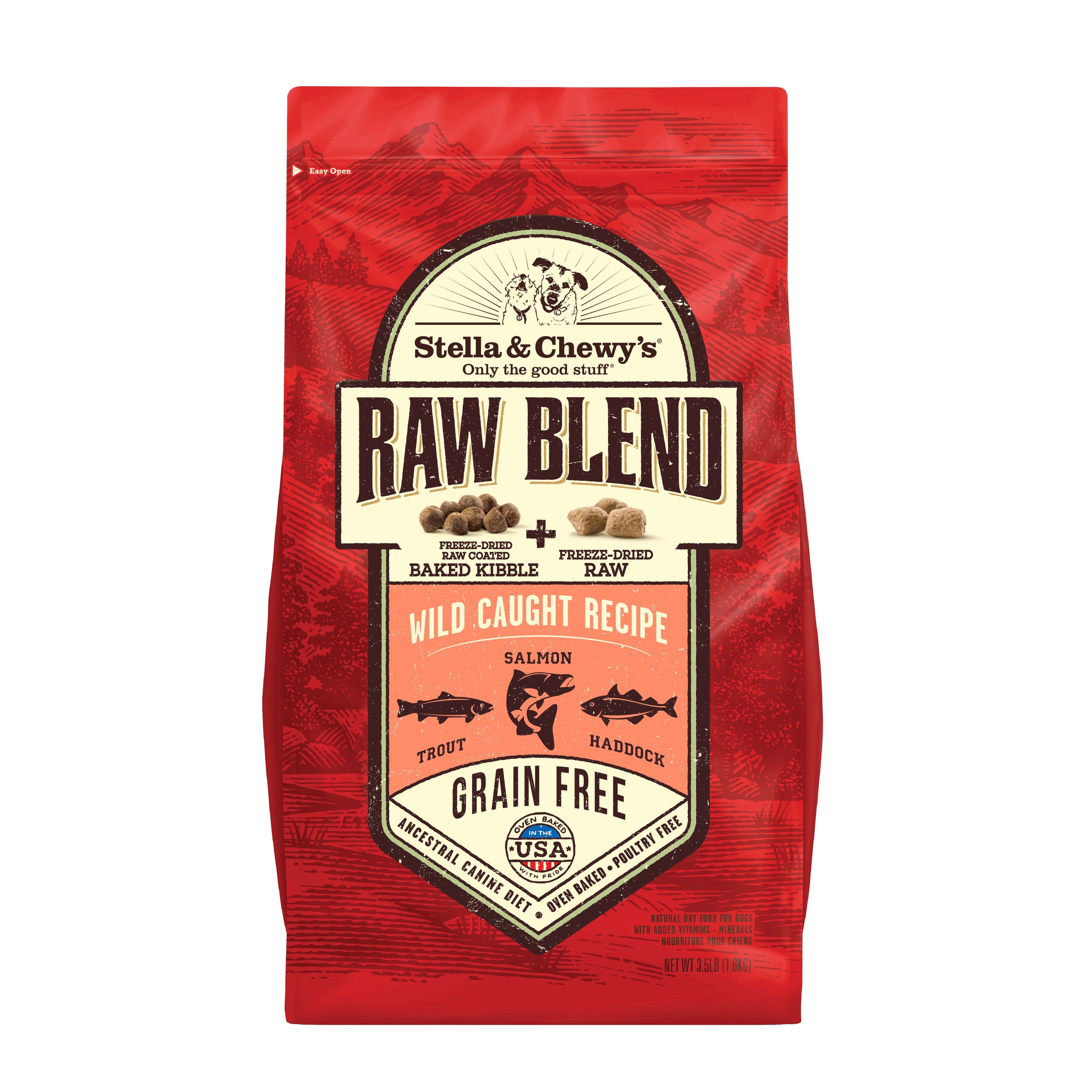 Stella & Chewy's Raw Blend Wild Caught Dry Dog Food