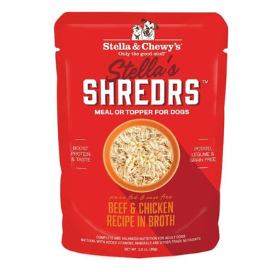 Stella & Chewy's Stella's Shredrs Beef & Chicken Recipe in Broth