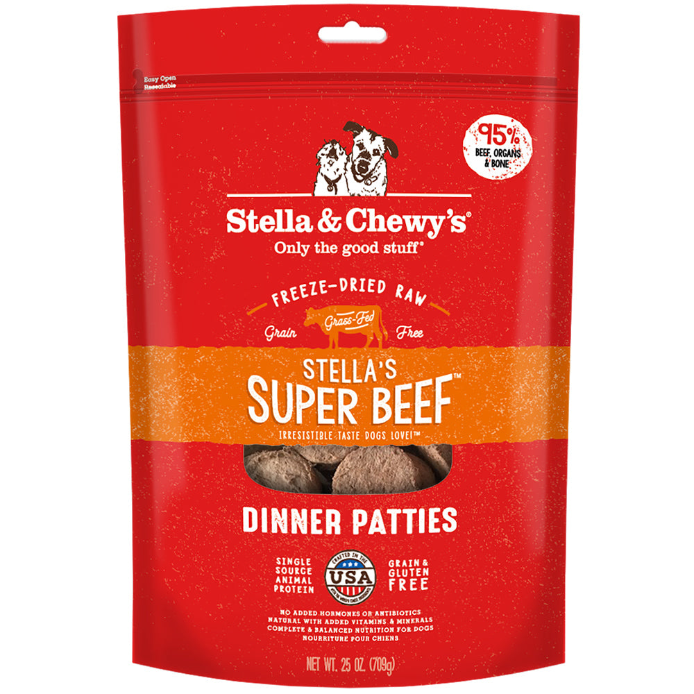 Stella & Chewy's Stella's Super Beef Freeze Dried Dinner Patties