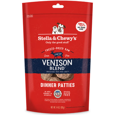 Stella & Chewy's Venison Blend Raw Freeze-Dried Dinner Patties