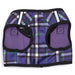 checked Purple Plaid Sidekick Harness Vest Image 2