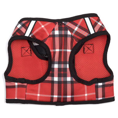 checked Red Plaid Sidekick Harness Vest Image 2