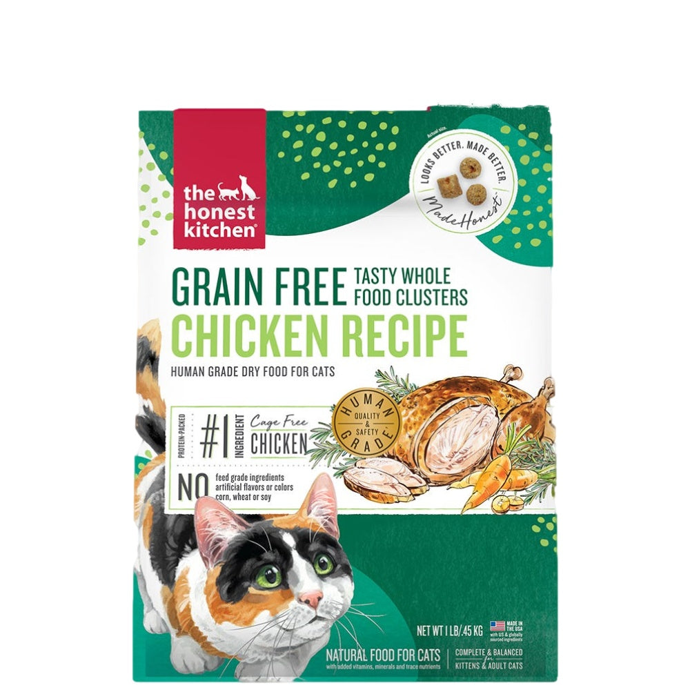 The Honest Kitchen Grain Free Chicken Clusters Dry Cat Food