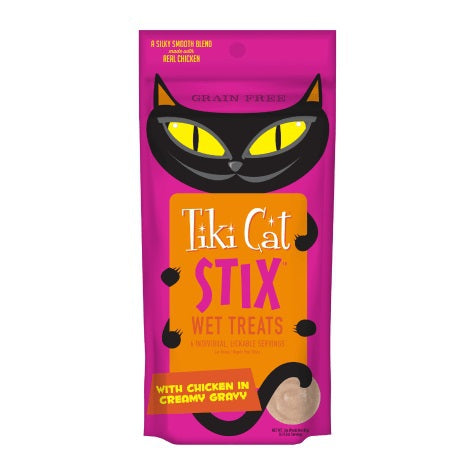 Tiki Pets Chicken Tiki Cat Stix Wet Treat
