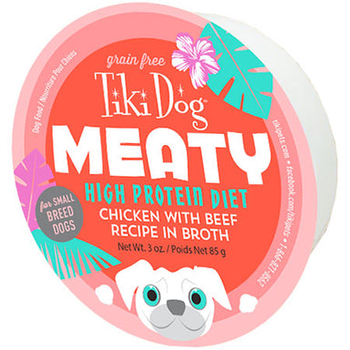 Tiki Pets Tiki Dog Meaty Chicken With Beef Recipe