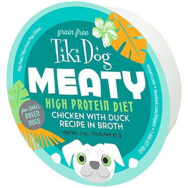 Tiki Pets Tiki Dog Meaty Chicken With Duck Recipe
