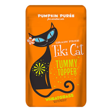Tiki Pets Tiki Cat Tummy Topper Pumpkin Puree & Wheatgrass
