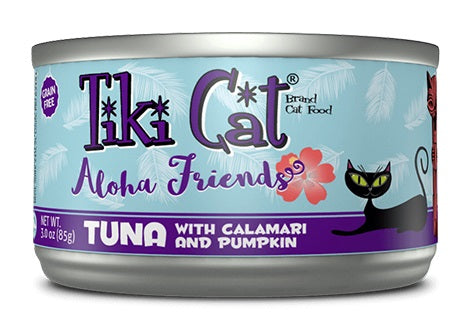 Tiki Pets Tiki Cat Aloha Friends Tuna with Calamari and Pumpkin