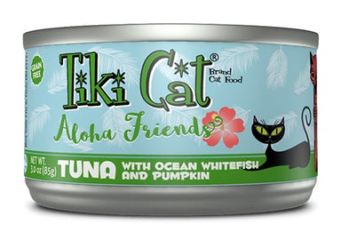 Tiki Pets Tiki Cat Aloha Friends Tuna with Ocean Whitefish and Pumpkin
