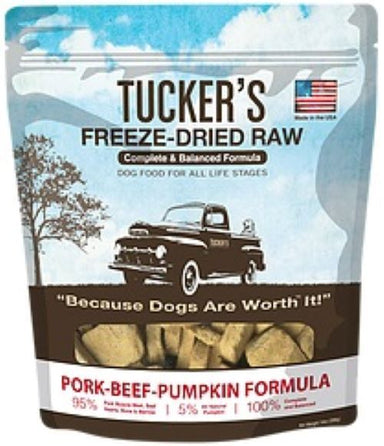 Tuckers Pork-Beef-Pumpkin Freeze-Dried Food