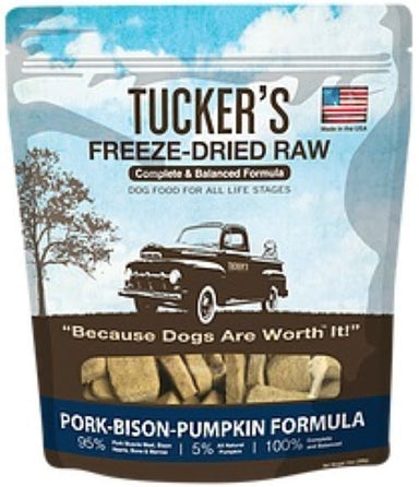 Tuckers Pork-Bison-Pumpkin Freeze-Dried Food