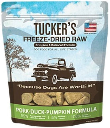 Tuckers Pork-Duck-Pumpkin Freeze-Dried Food