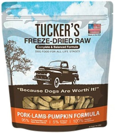 Tuckers Pork-Lamb-Pumpkin Freeze-Dried Food