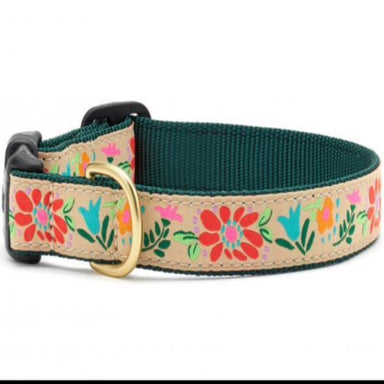 Up Country Tapestry Floral Dog Collar