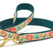 checked Tapestry Floral Dog Collar Image 2