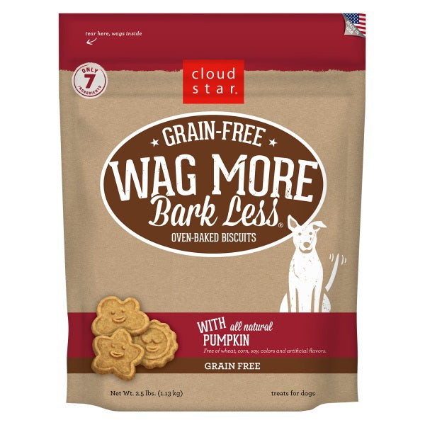 checked Wag More Bark Less Grain Free Biscuits - Pumpkin Image 2