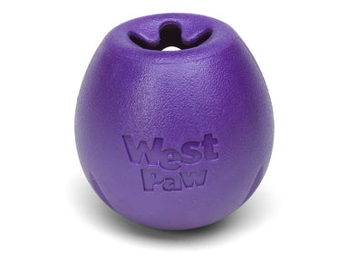 West Paw Design Rumbl Treat Toy - Eggplant