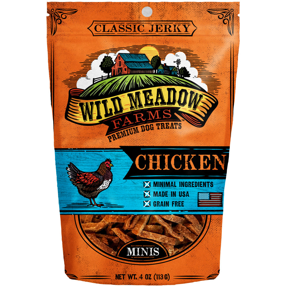 Wild Meadow Farms Classic Chicken Minis Jerky Treats
