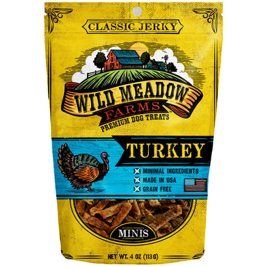 Wild Meadow Farms Classic Turkey Minis Jerky Treats