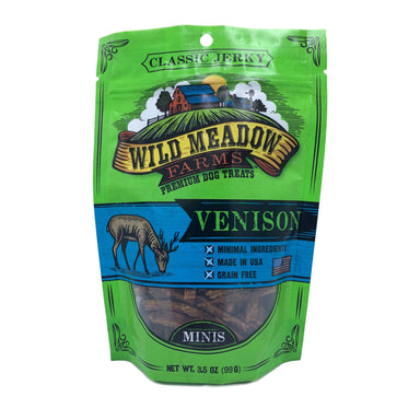 Wild Meadow Farms Classic Venison Minis Dog Treats