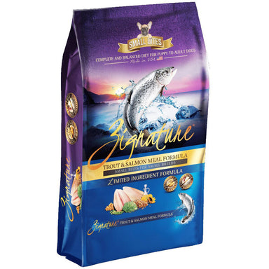 Zignature Trout and Salmon Small Bites Dog Food