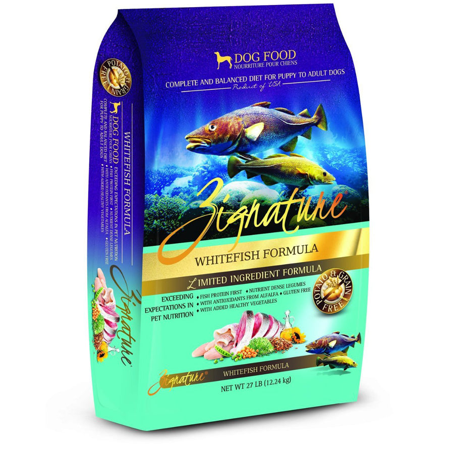 Zignature fish 2024 dog food