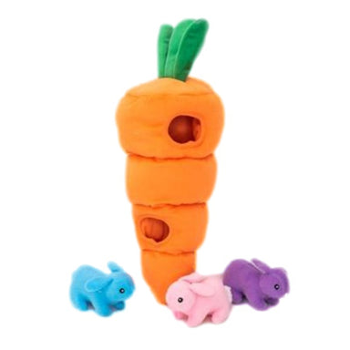 ZippyPaws Burrow Easter Carrot Plush Toy