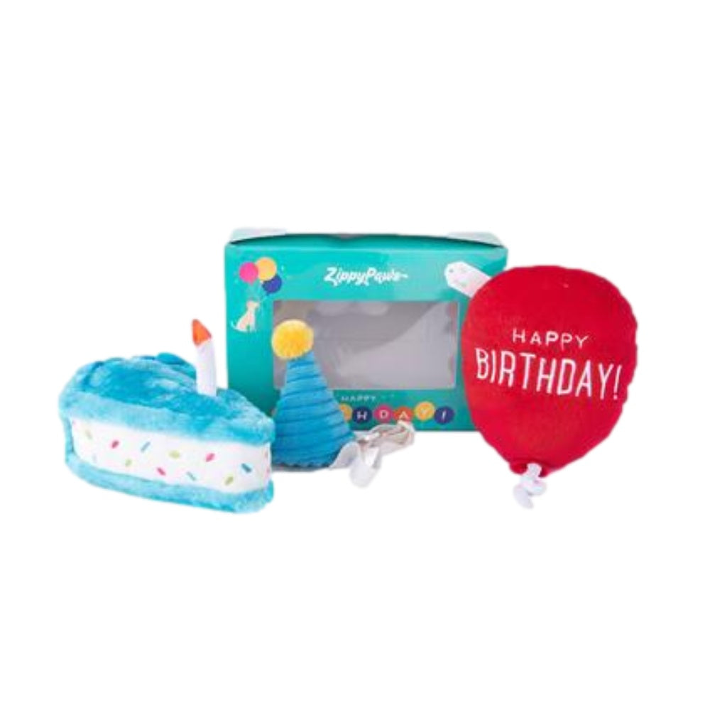 ZippyPaws Birthday Toy Set