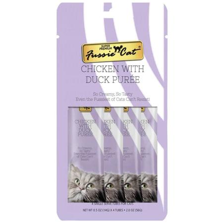 Chicken with Duck Puree Cat Treat Food Topper