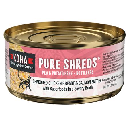 Pure Shreds Shredded Chicken Breast & Salmon Entrée