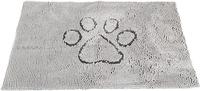 Silver Gray Dirty Dog Doormat (Item #849670018942)