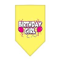 Yellow Birthday Girl Bandana