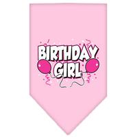 Light Pink Birthday Girl Bandana (Item #66-06 SM PINK)