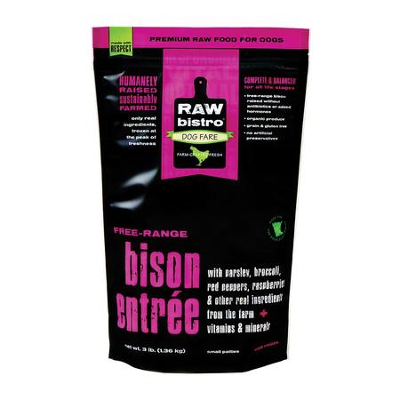 Frozen Raw Free-Range Bison Entrée