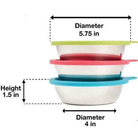 Messy Mutts 6 Piece Bowl & Lid Set
