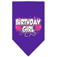 Purple Birthday Girl Bandana (Item #66-06 SM PURPLE)