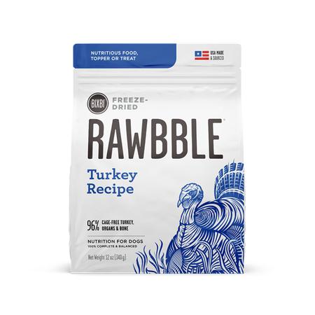 Rawbble Freeze Dried Dog Food Turkey Recipe