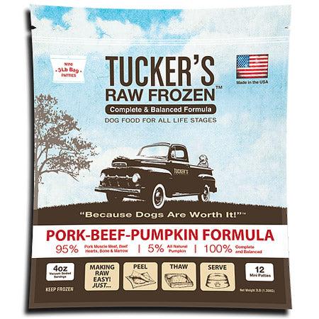 Pork Beef and Pumpkin Formula Raw Frozen Dog Food