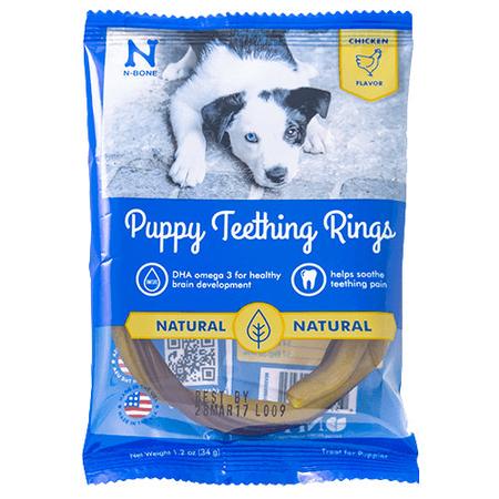 N-Bone Chicken Flavor Puppy Teething Rings