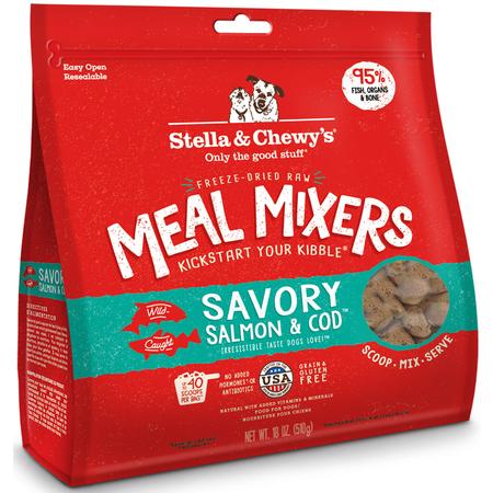 Savory Salmon and Cod Meal Mixers
