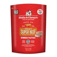 Stella's Super Beef Frozen Raw Dinner Patties