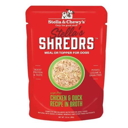 Stella's Shredrs Chicken & Duck Recipe in Broth