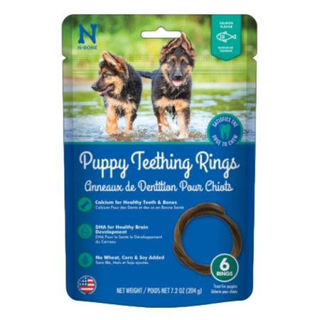 N-Bone Puppy Teething Treats - Salmon Flavor