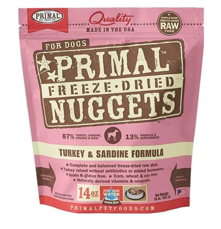 Primal Freeze Dried Turkey & Sardine Formula