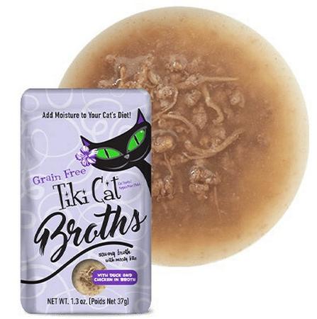 Tiki Cat Broths with Duck & Chicken