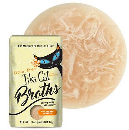 Tiki Cat Broths with Chicken