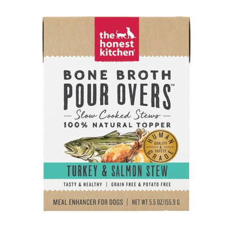 Turkey & Salmon Stew Bone Broth Pour Overs